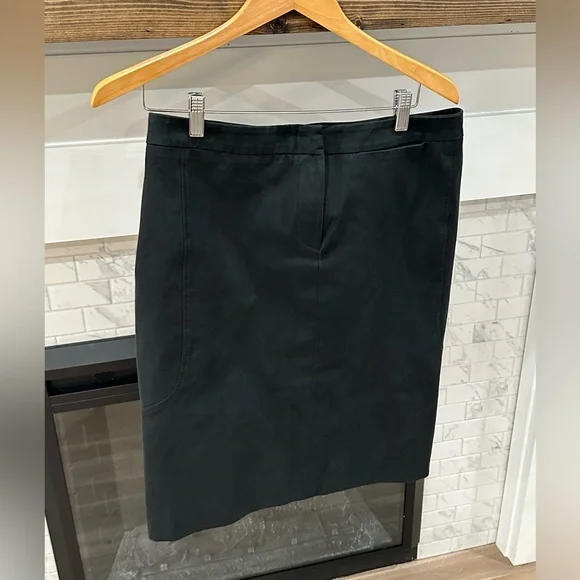 Alexander McQueen Black cotton skirt size 46 / 10